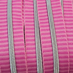 Endlosreißverschlüsse Stripes (Silberne Raupe) - Gr.5