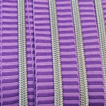 Endlosreißverschlüsse Stripes (Silberne Raupe) - Gr.5