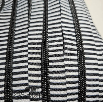 Endlosreißverschluss bedruckt Stripe Designs - Gr.5