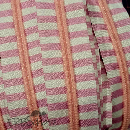Endlosreißverschluss bedruckt Stripe Designs - Gr.5