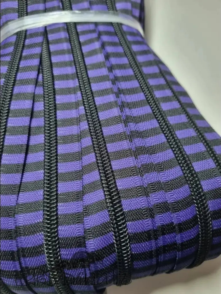 Endlosreißverschluss bedruckt Stripe Designs - Gr.5