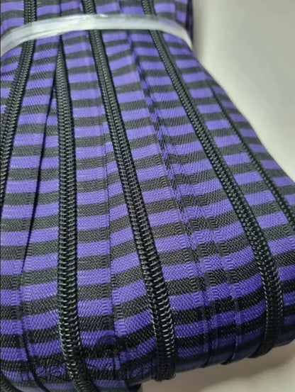 Endlosreißverschluss bedruckt Stripe Designs - Gr.5