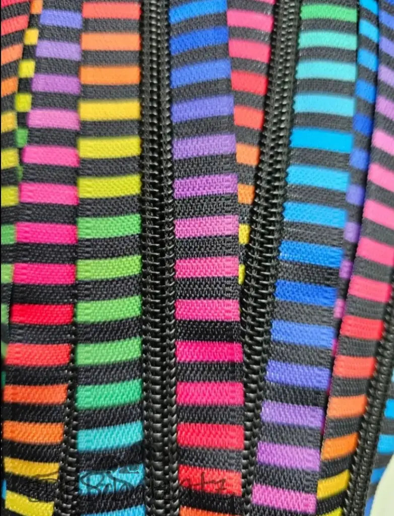 Endlosreißverschluss bedruckt Stripe Designs - Gr.5