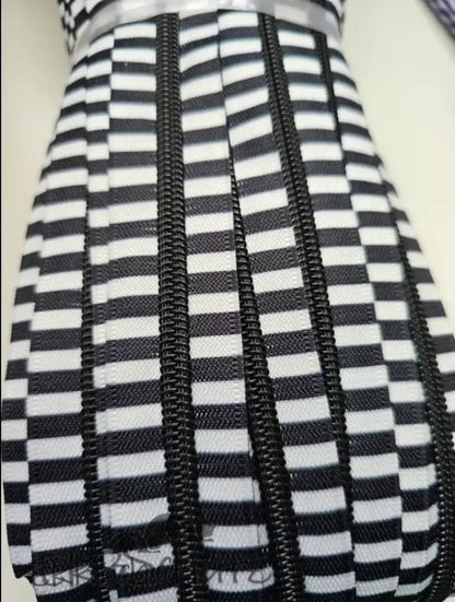 Endlosreißverschluss bedruckt Stripe Designs - Gr.5