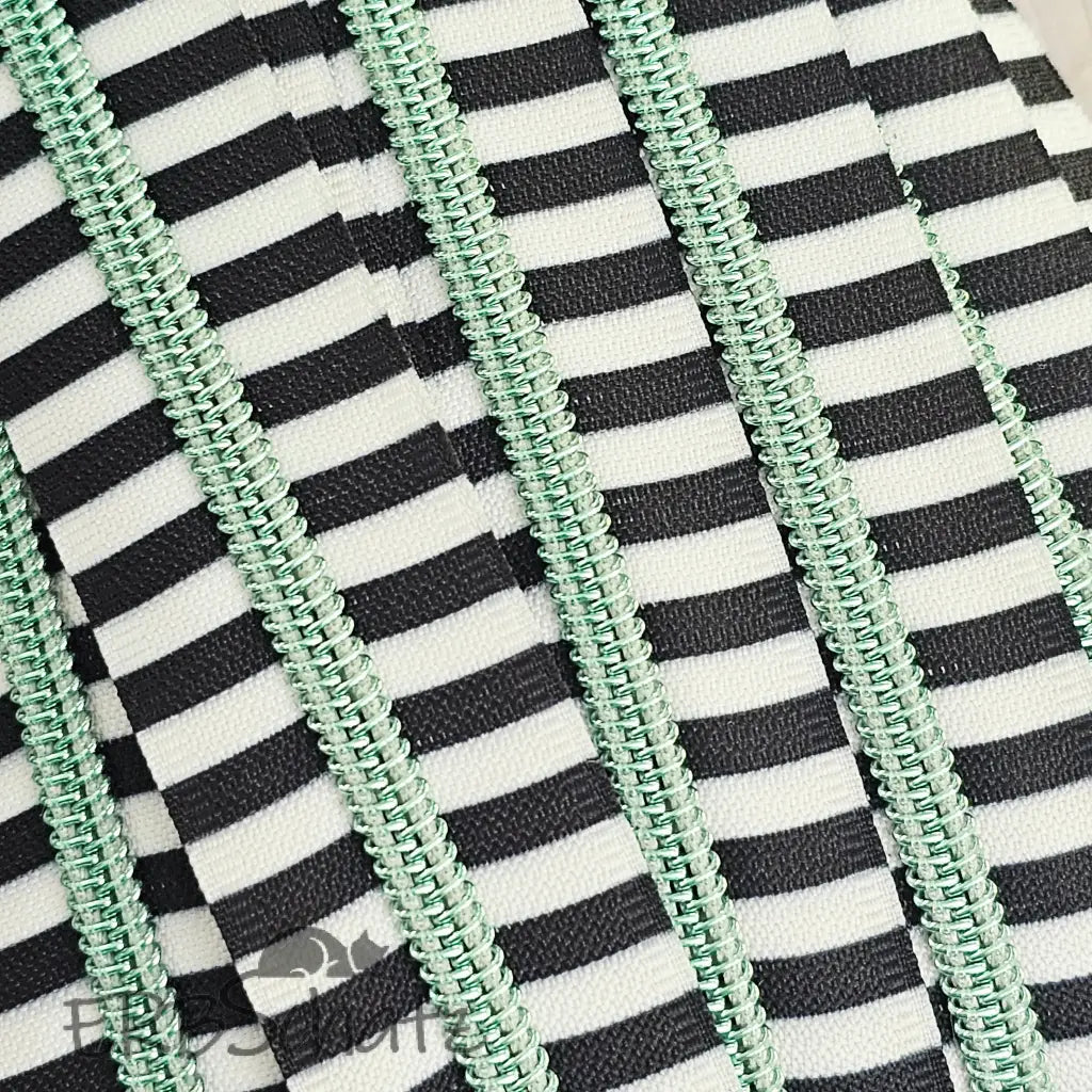 Endlosreißverschluss bedruckt Stripe Designs - Gr.5