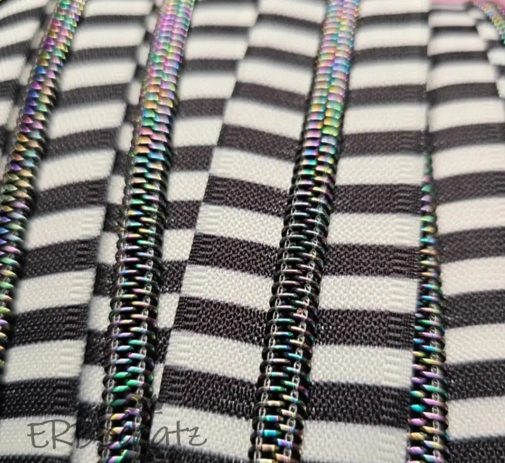 Endlosreißverschluss bedruckt Stripe Designs - Gr.5