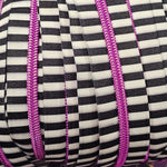 Endlosreißverschluss bedruckt Stripe Designs - Gr.5