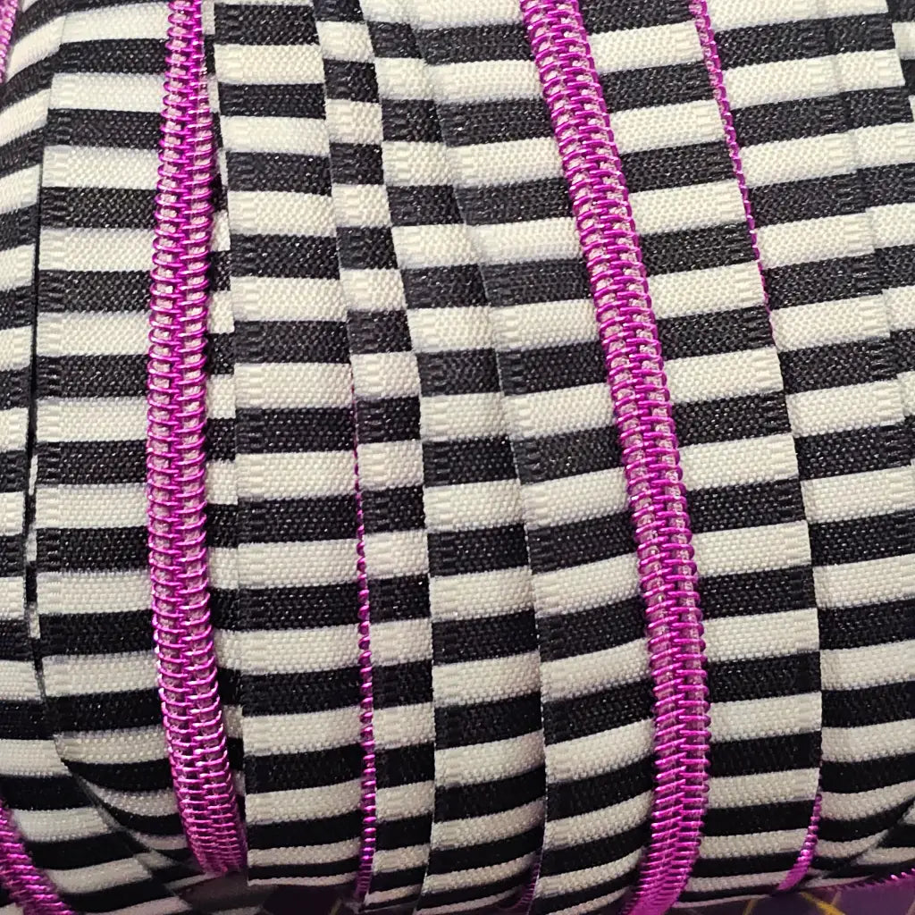 Endlosreißverschluss bedruckt Stripe Designs - Gr.5