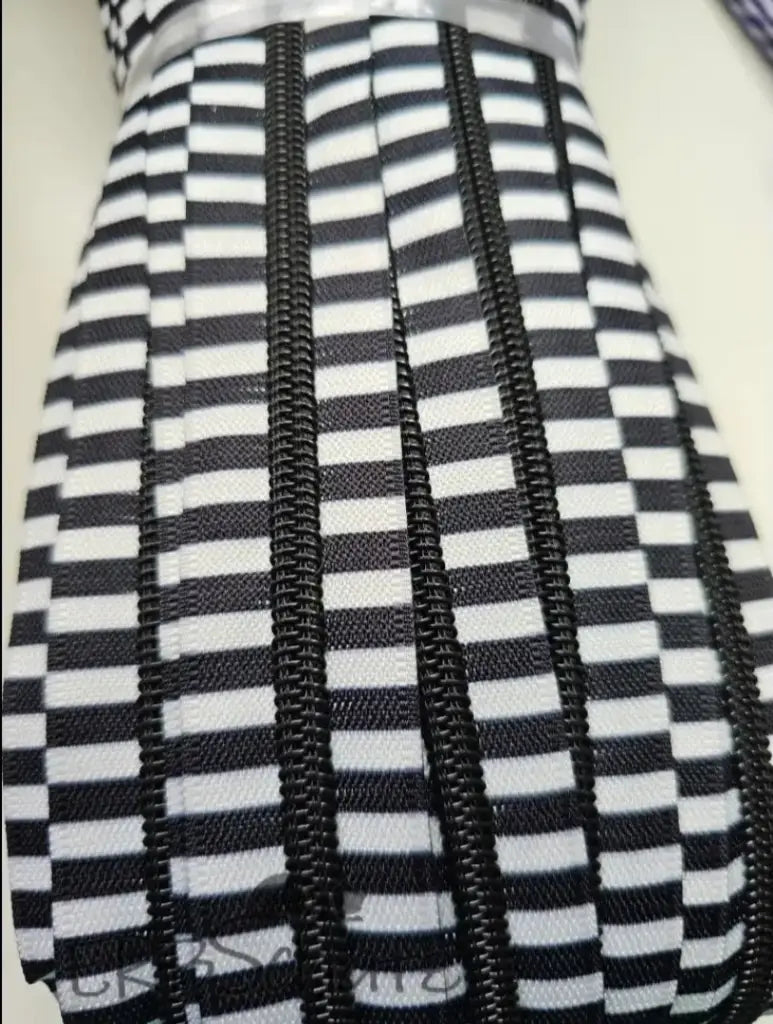Endlosreißverschluss bedruckt Stripe Designs - Gr.5