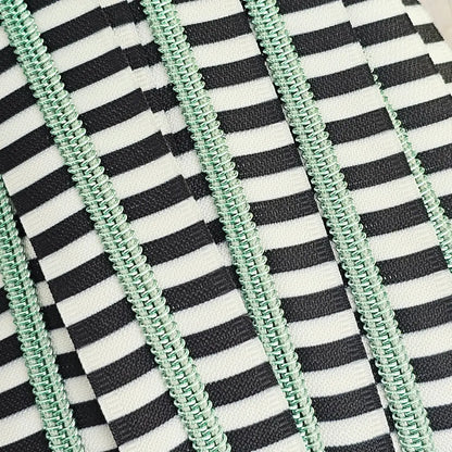 Endlosreißverschluss bedruckt Stripe Designs - Gr.5