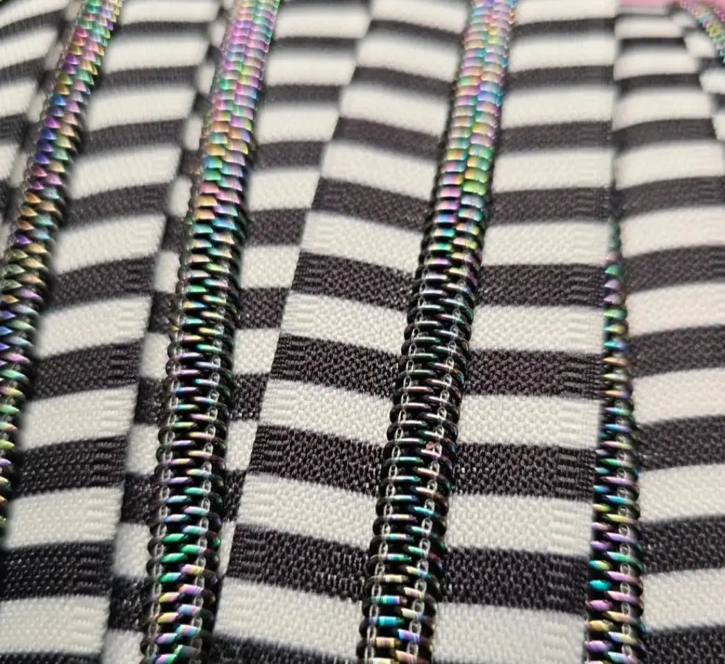 Endlosreißverschluss bedruckt Stripe Designs - Gr.5