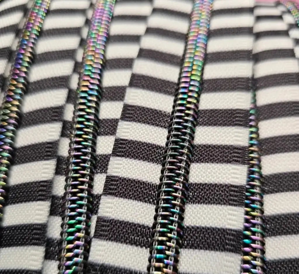 Endlosreißverschluss bedruckt Stripe Designs - Gr.5