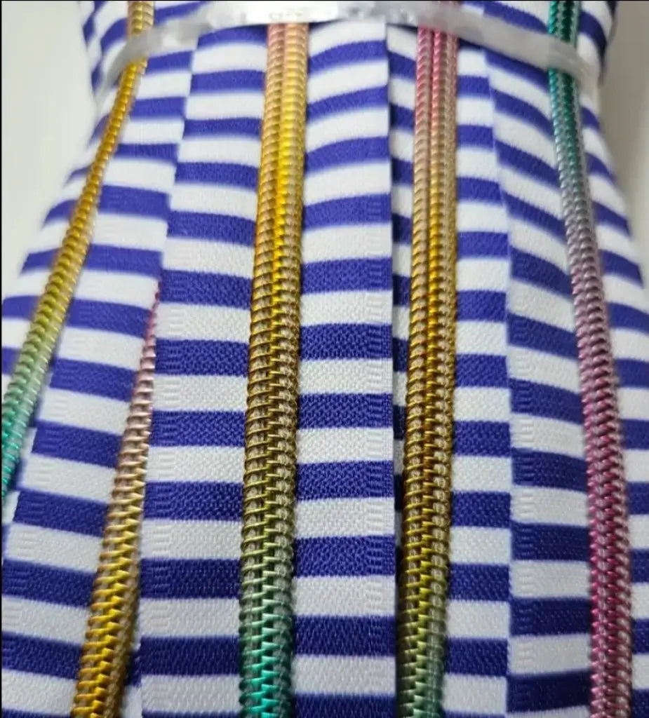 Endlosreißverschluss bedruckt Stripe Designs - Gr.5