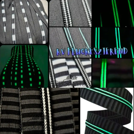 Endlosreißverschluss fluoreszierend