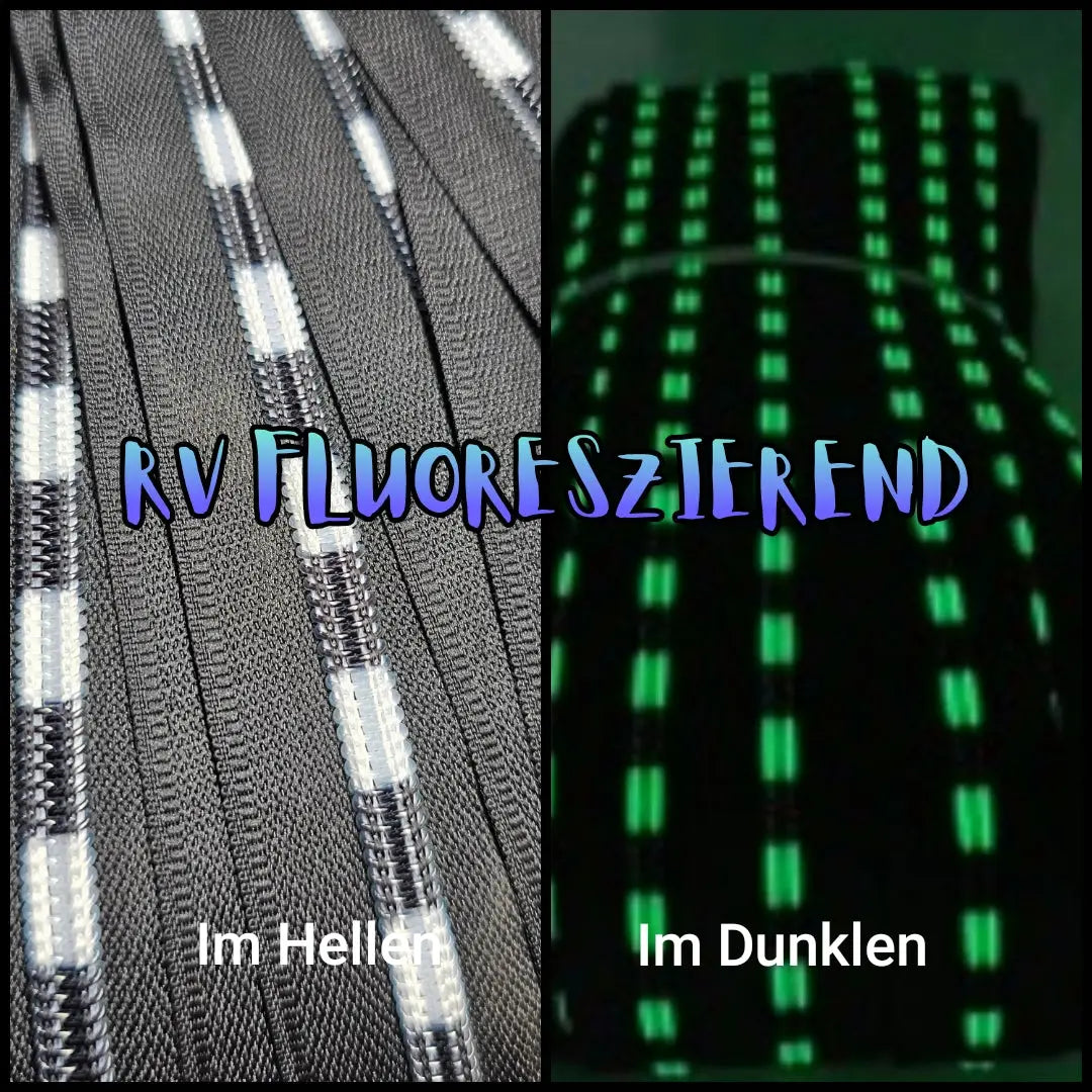 Endlosreißverschluss fluoreszierend - Gr.5