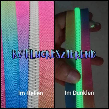 Endlosreißverschluss fluoreszierend - Gr.5