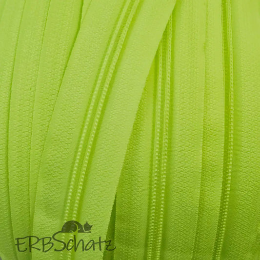 Endlosreißverschluss Neongelb - Neongelb