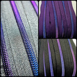 Endlosreißverschluss Purple Dream - Gr.5