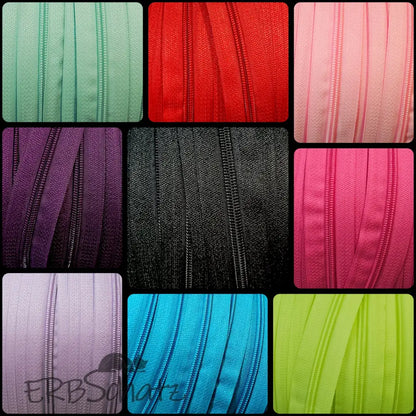 Endlosreißverschluss Ton in Ton