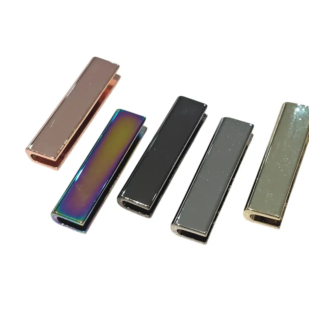 Endstücke für 38mm Gurtband Rainbow