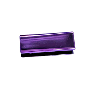 Endstücke Metallic Colours für 25mm Gurtband Pink