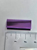 Endstücke Metallic Colours für 25mm Gurtband Pink