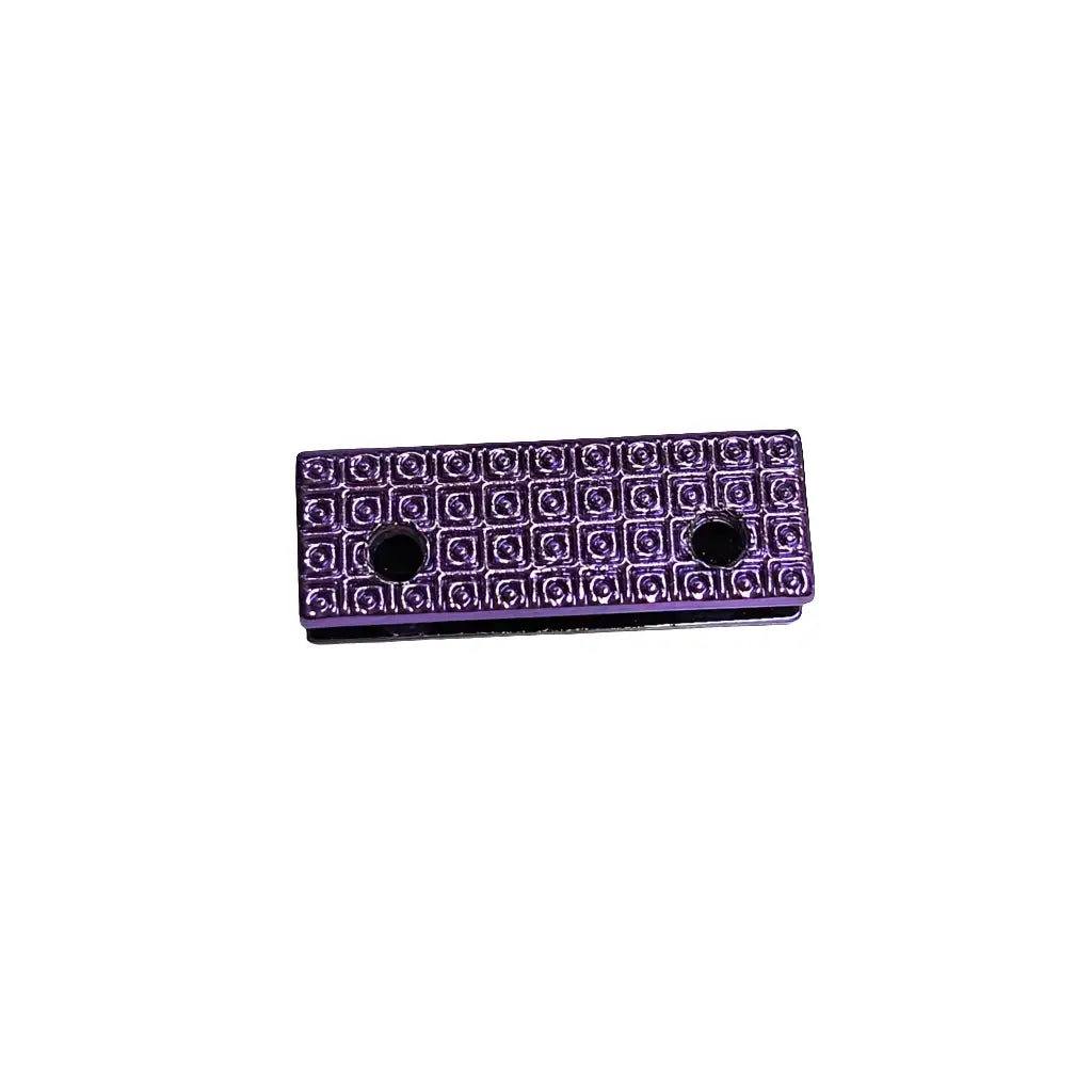 Endstücke Metallic Colours für 25mm Gurtband Pink