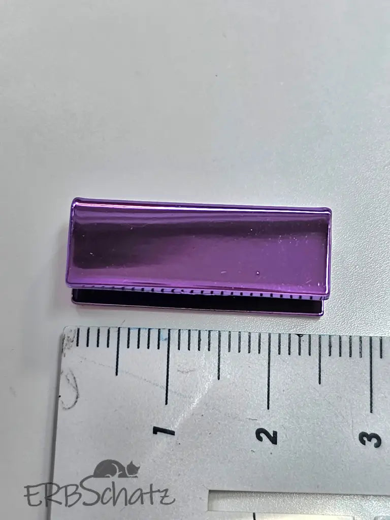 Endstücke Metallic Colours für 25mm Gurtband