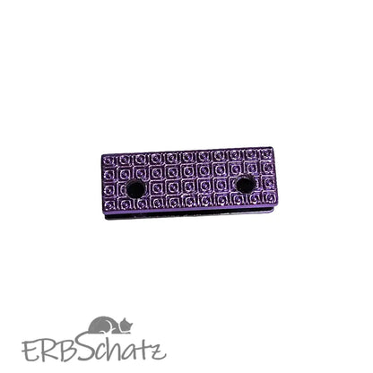 Endstücke Metallic Colours für 25mm Gurtband