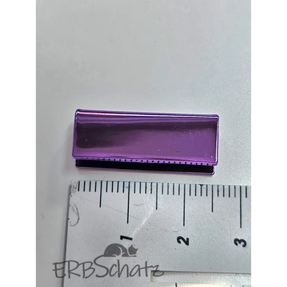 Endstücke Metallic Colours für 25mm Gurtband