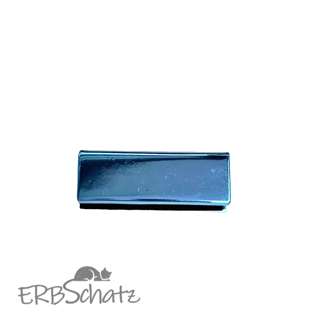 Endstücke Metallic Colours für 25mm Gurtband - Blau