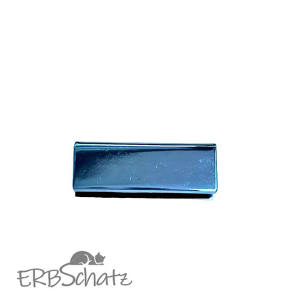 Endstücke Metallic Colours für 25mm Gurtband - Blau
