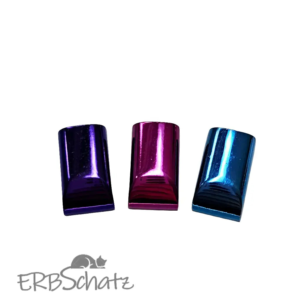 Endstücke Metallic Colours Reißverschluss 10x17mm