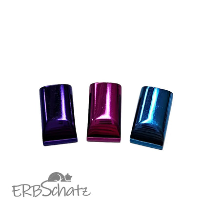 Endstücke Metallic Colours Reißverschluss 10x17mm