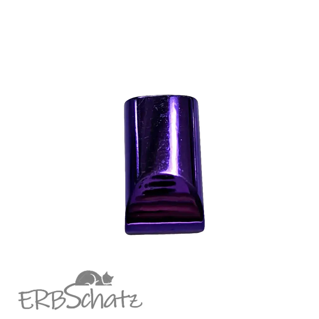 Endstücke Metallic Colours Reißverschluss 10x17mm - Lila