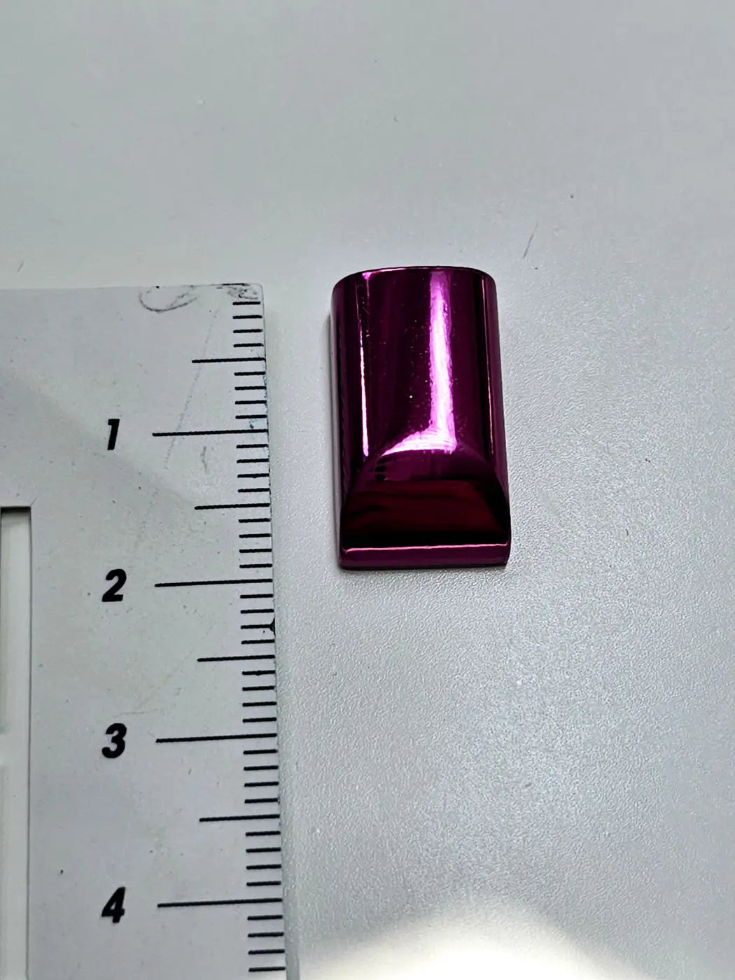 Endstücke Metallic Colours Reißverschluss 10x17mm Pink