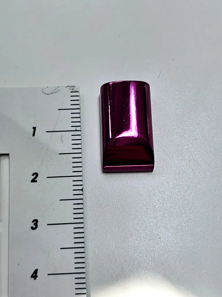 Endstücke Metallic Colours Reißverschluss 10x17mm Pink
