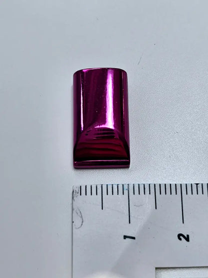 Endstücke Metallic Colours Reißverschluss 10x17mm Pink