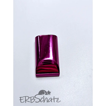 Endstücke Metallic Colours Reißverschluss 10x17mm - Pink