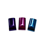 Endstücke Metallic Colours Reißverschluss 10x17mm Pink