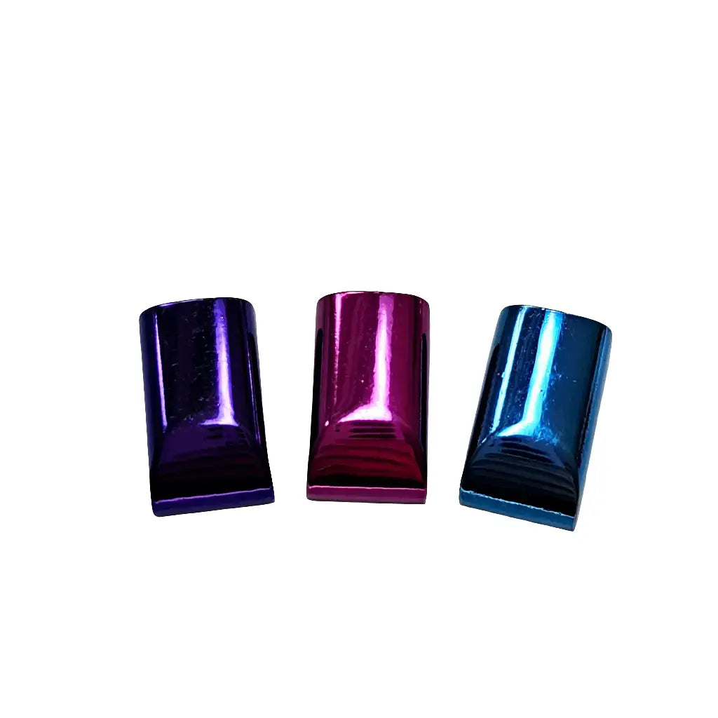 Endstücke Metallic Colours Reißverschluss 10x17mm Pink