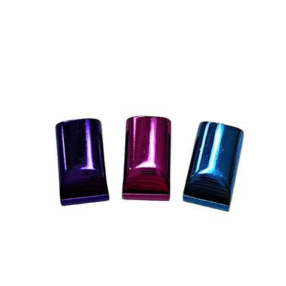Endstücke Metallic Colours Reißverschluss 10x17mm Pink