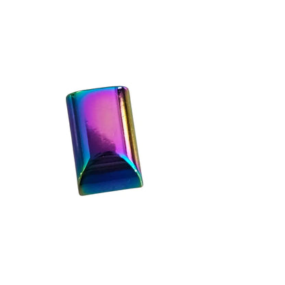 Endstücke Reißverschluss 10x17mm Regenbogen