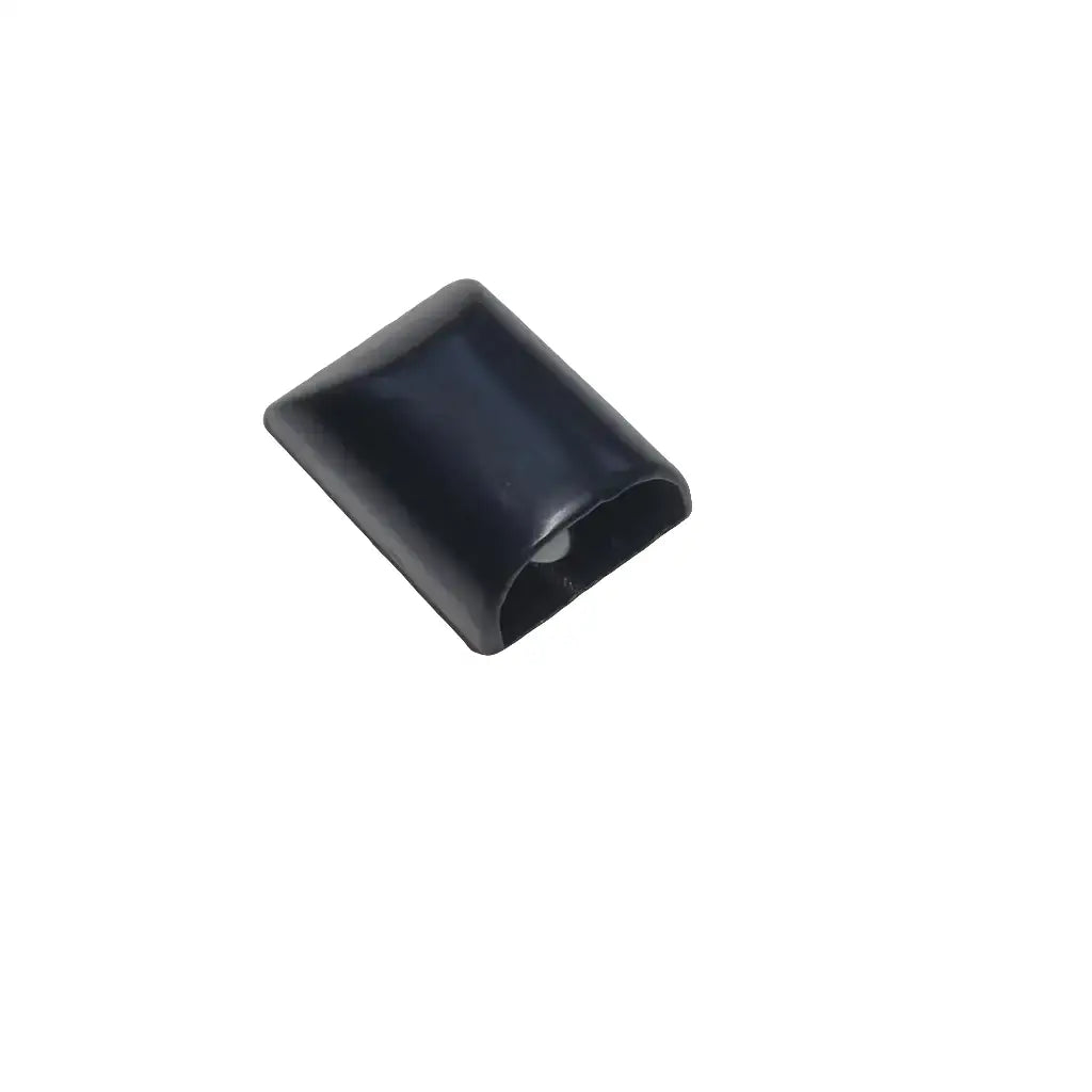 Endstücke Reißverschluss Black matt 10x17mm Schwarz