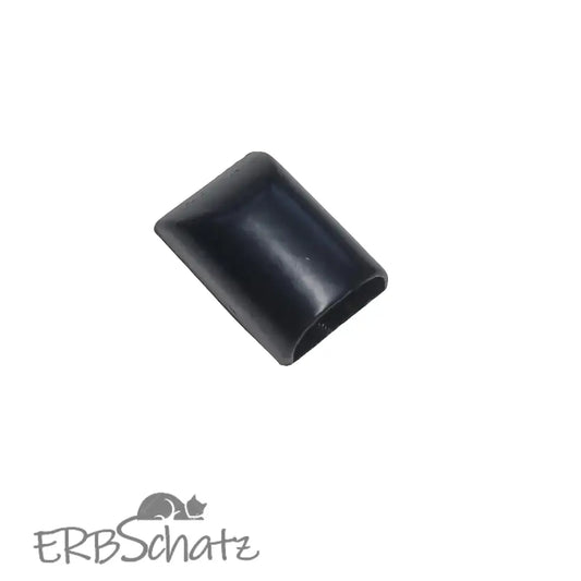 Endstücke Reißverschluss Black matt 10x17mm Schwarz