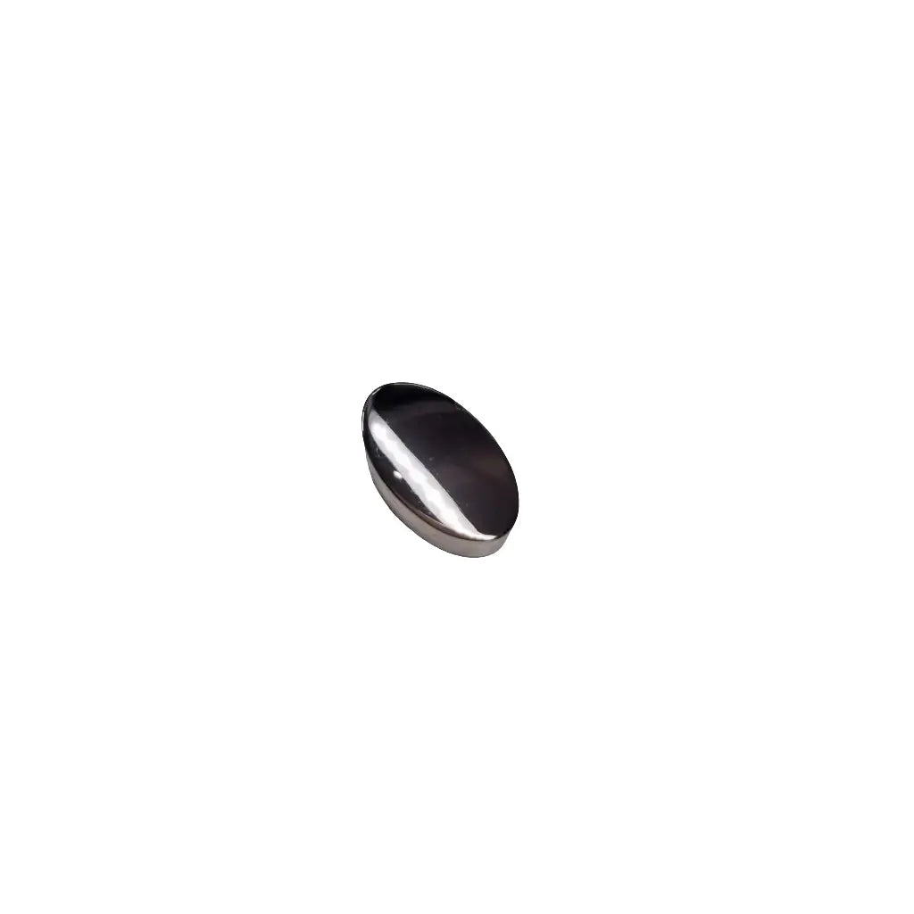 Endstücke Reißverschluss Oval 12x20mm Gun Metal
