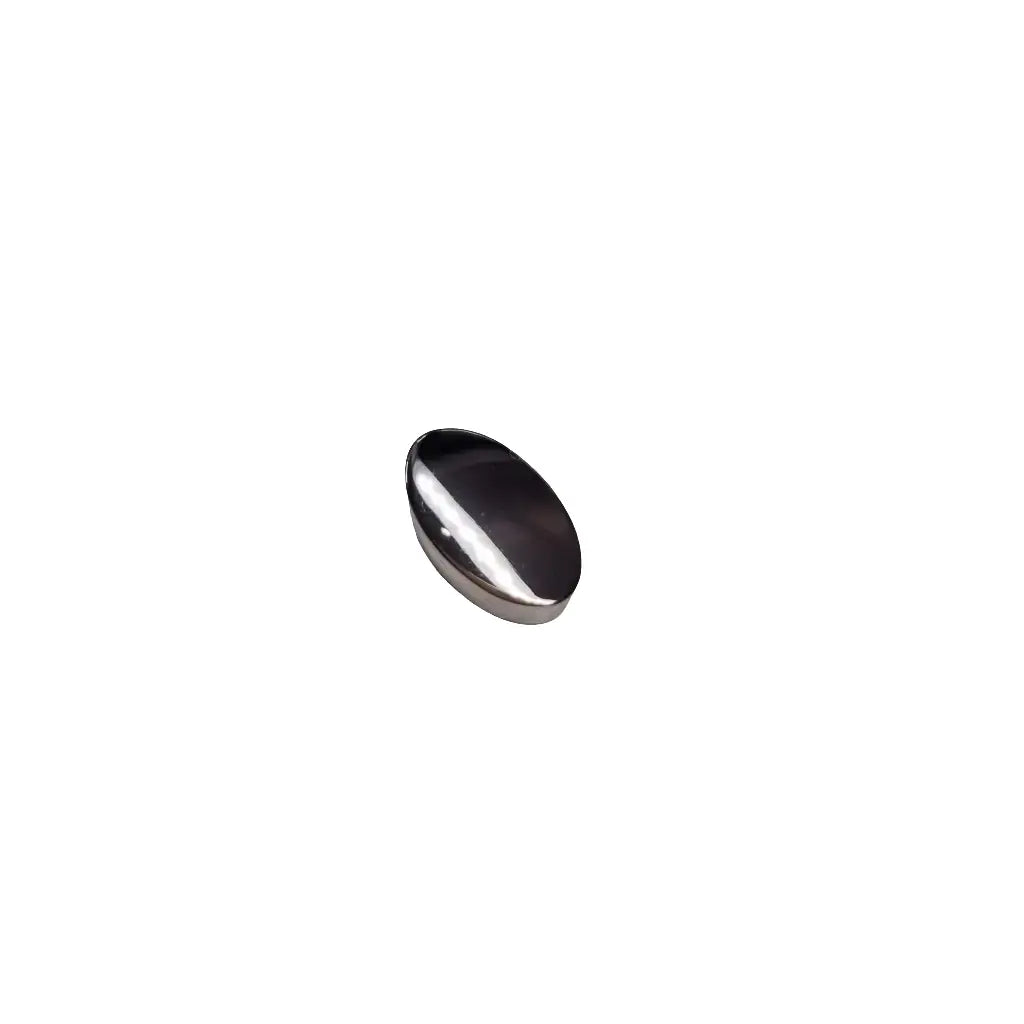 Endstücke Reißverschluss Oval 12x20mm Gun Metal