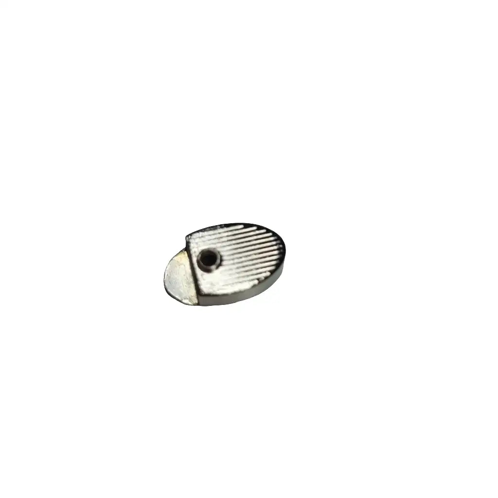 Endstücke Reißverschluss Oval 12x20mm Gun Metal