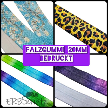 Falzgummiband Bedruckt breite 20mm