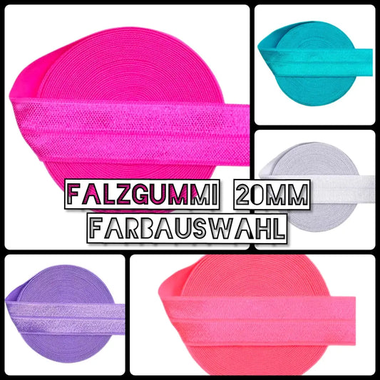 Falzgummiband Farbauswahl breite 20mm